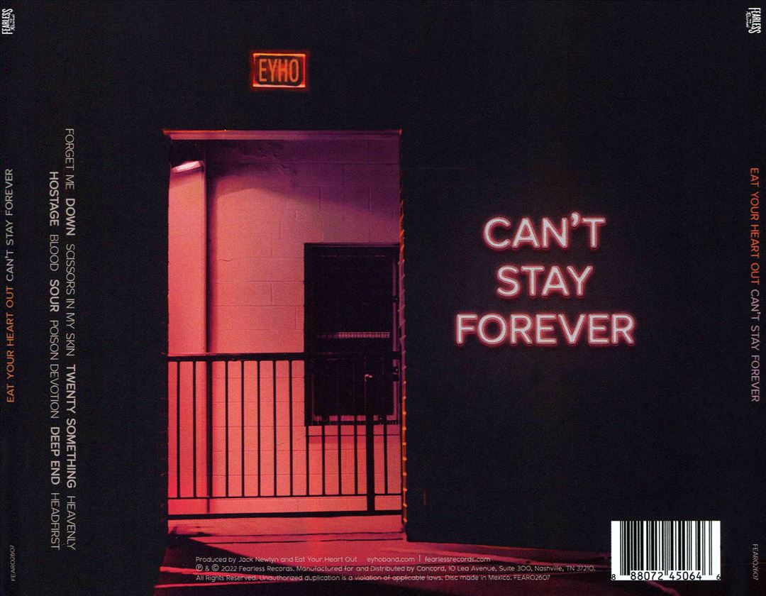 Can't Stay Forever cover art