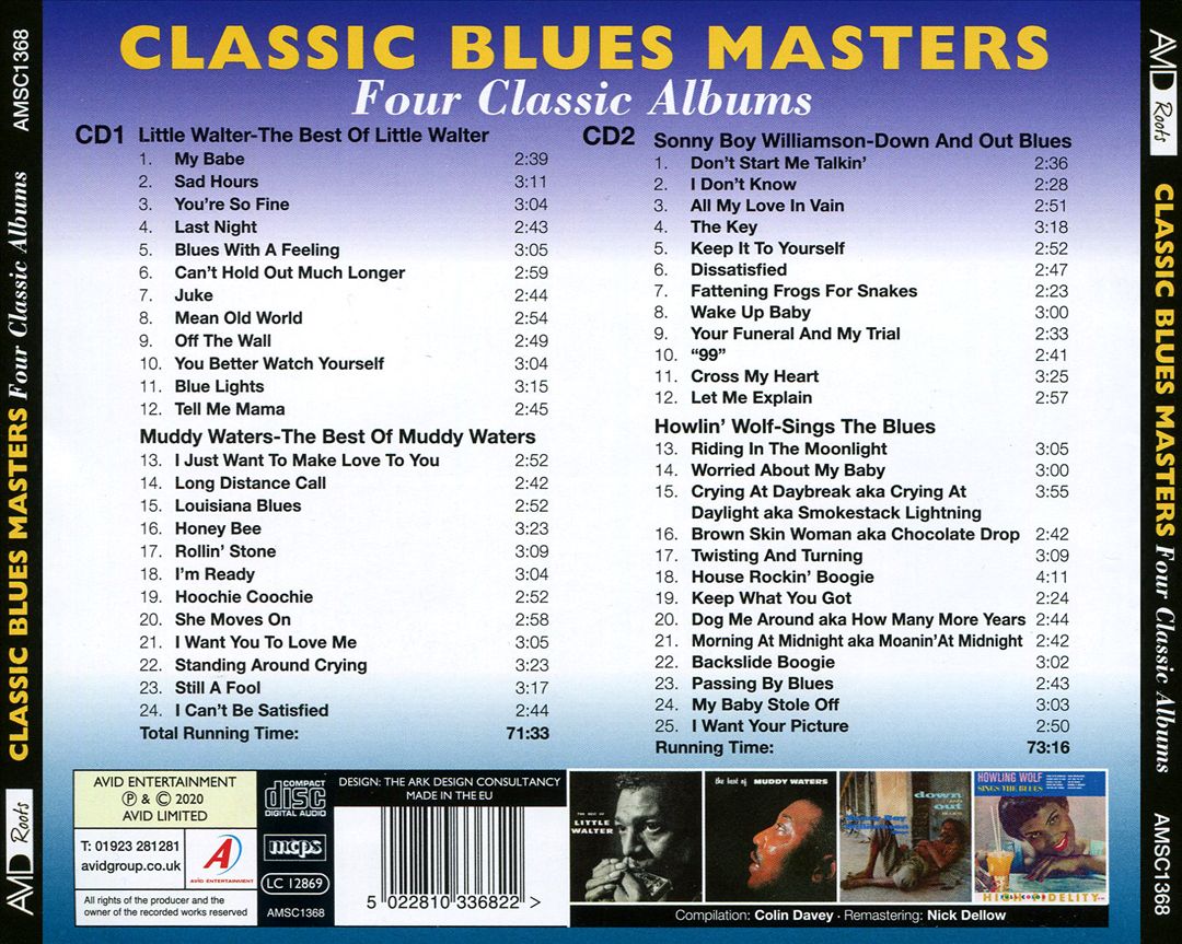 Best of Little Walter/Best of Muddy Waters cover art