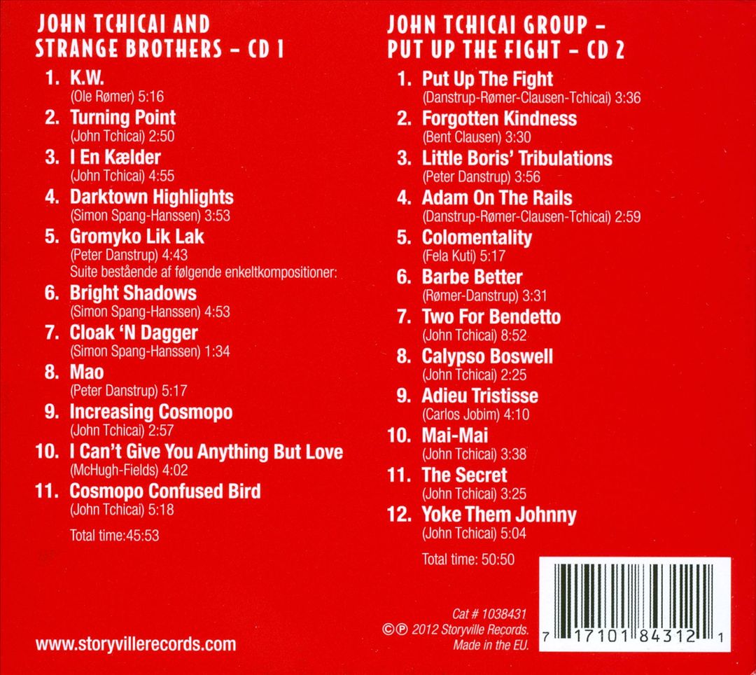 John Tchicai and Strange Brothers/Put Up the Fight cover art