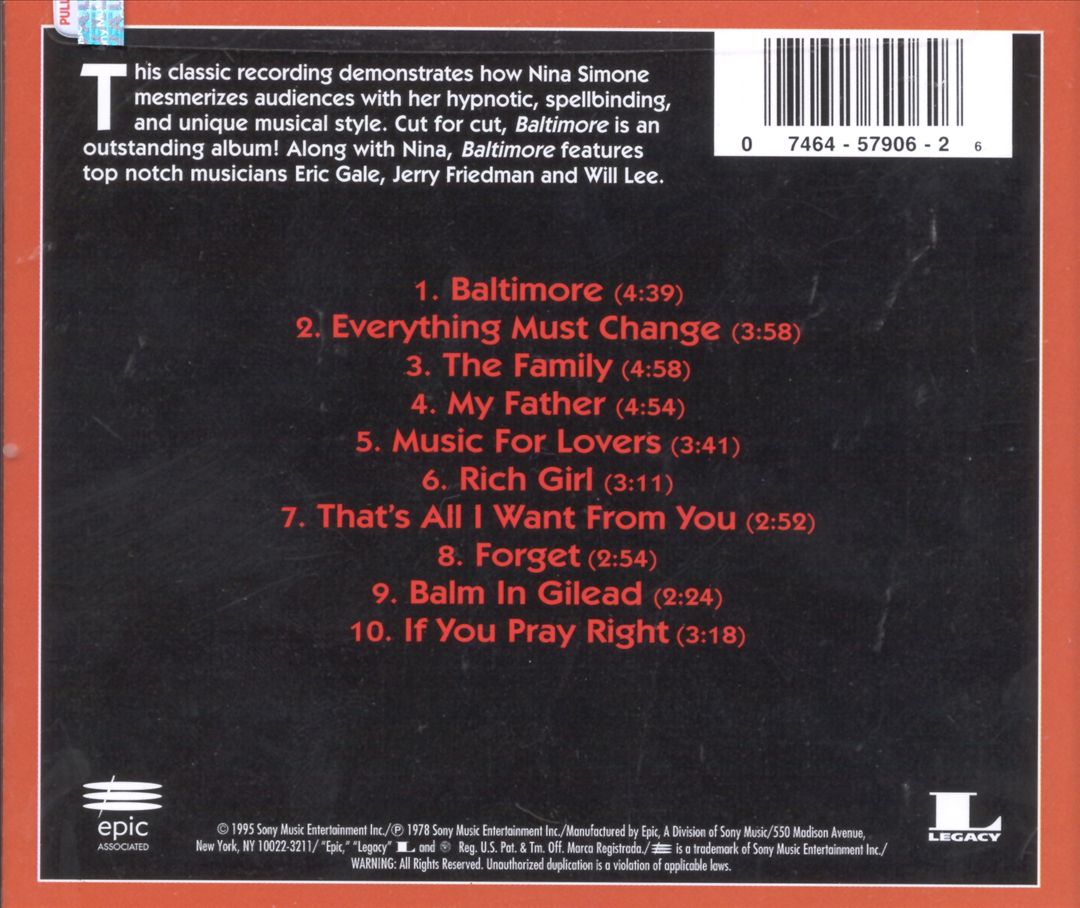 Baltimore cover art