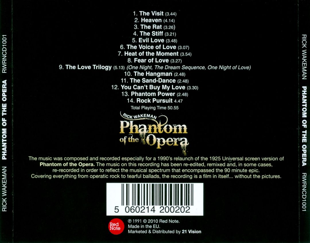 Phantom of the Opera cover art
