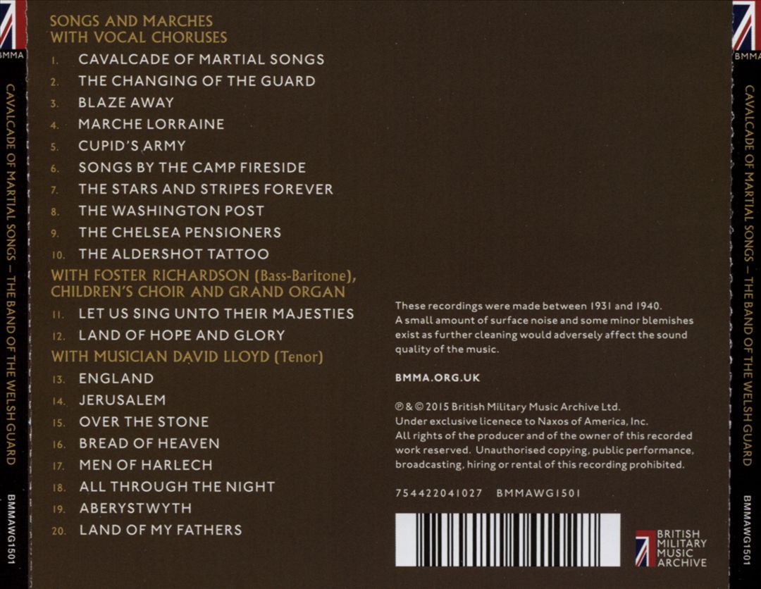 Cavalcade of Martial Songs cover art