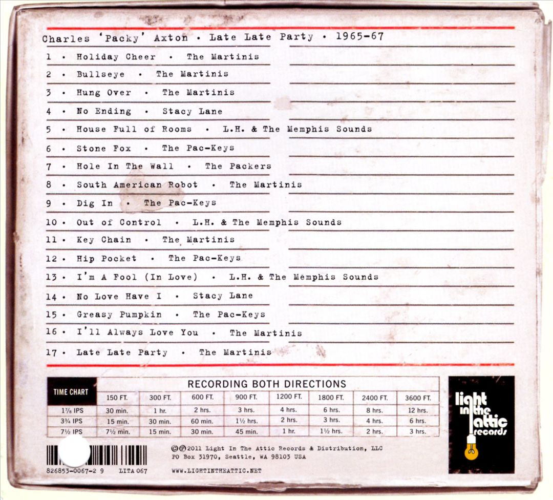 Late Late Party: 1965-1967 cover art