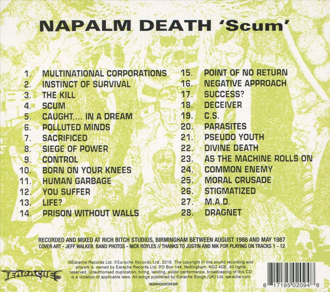 Scum cover art