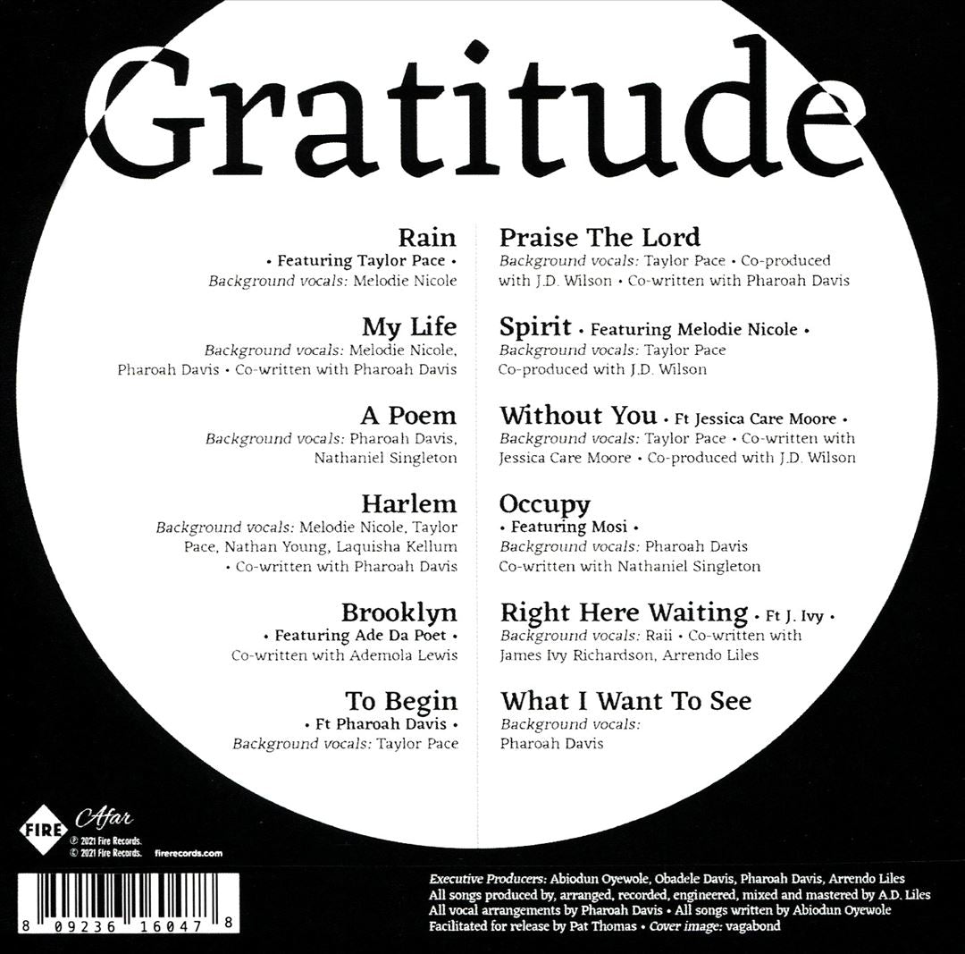 Gratitude cover art