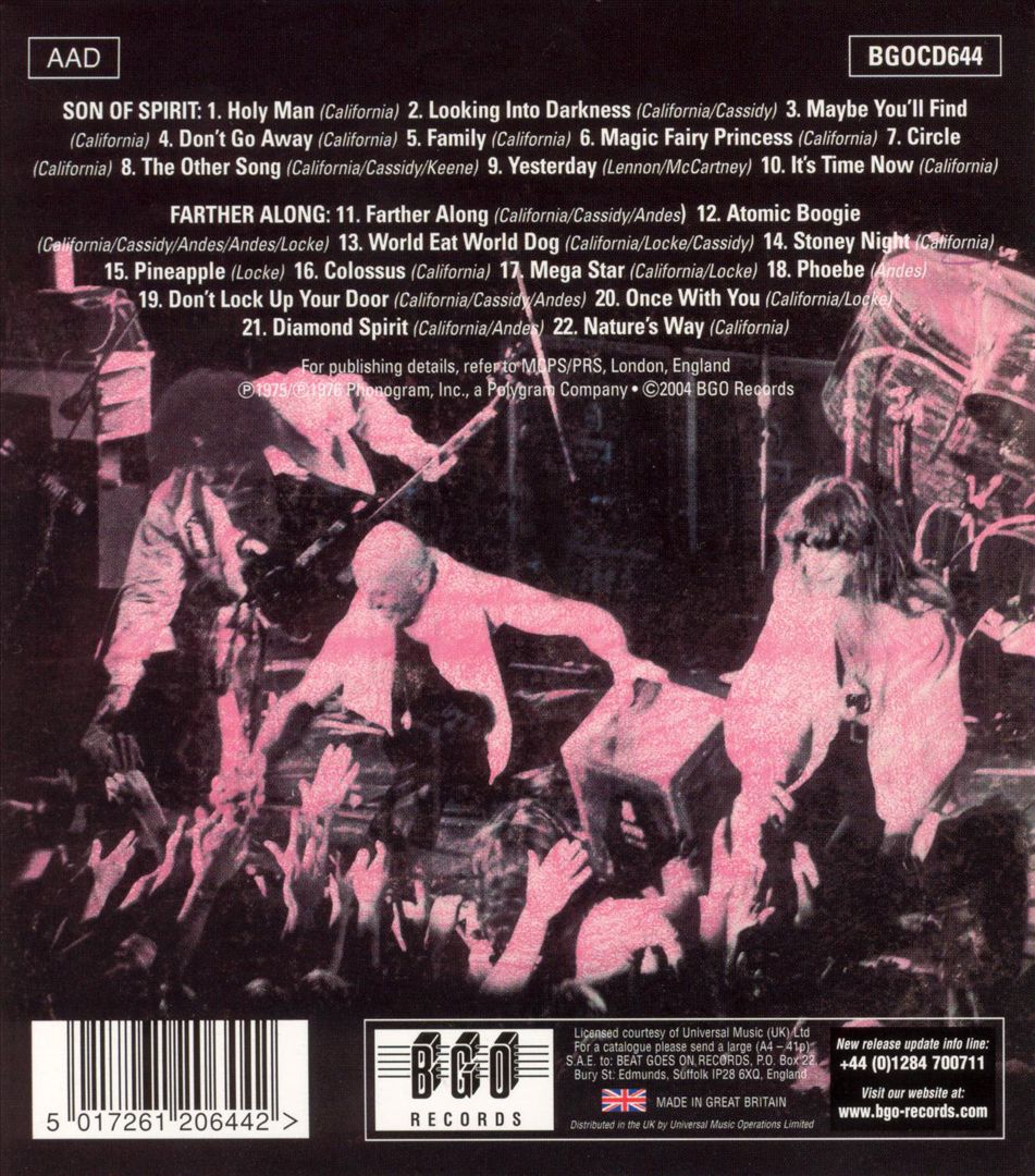 Son of Spirit/Farther Along cover art