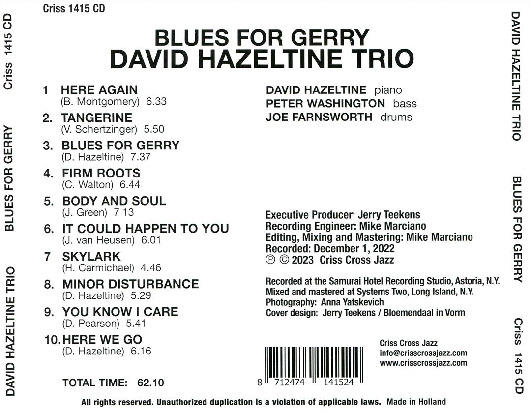 Blues for Gerry cover art