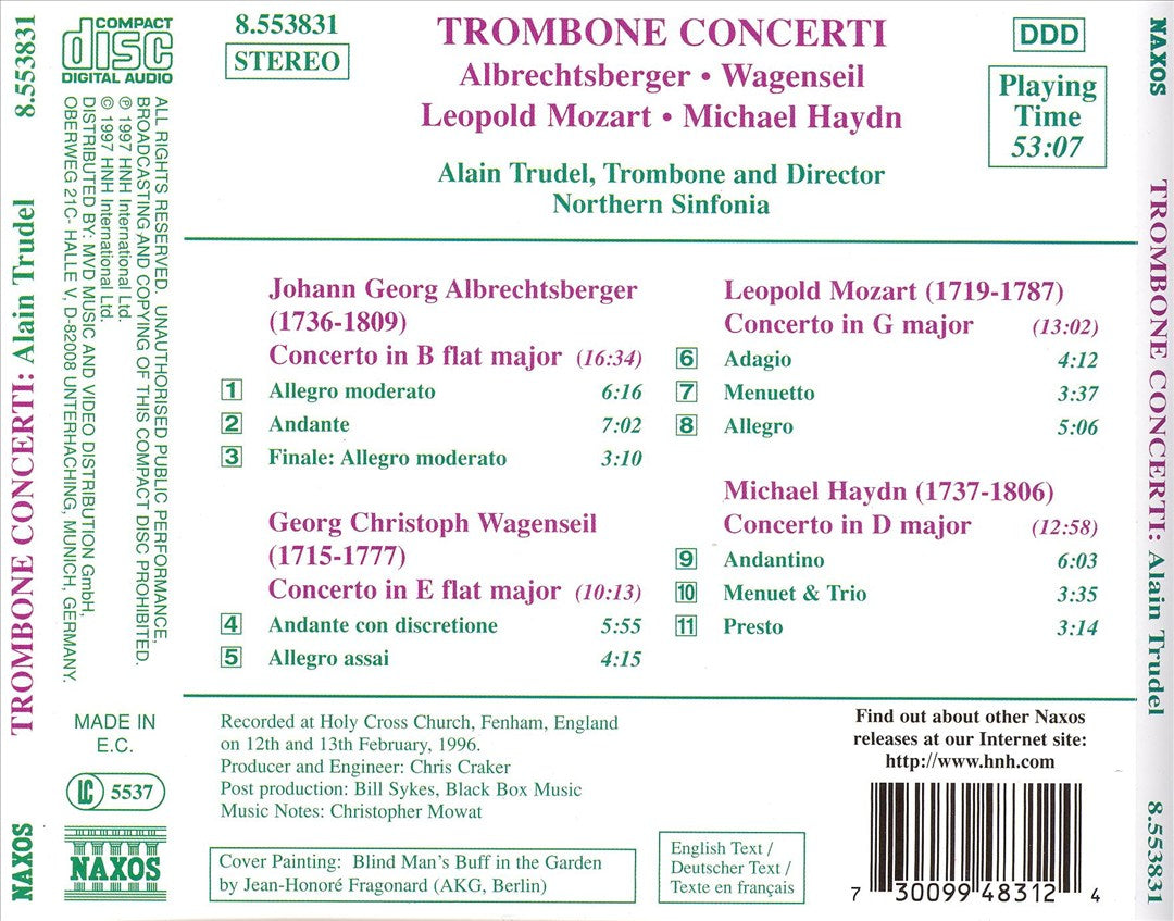 Trombone Concerti cover art