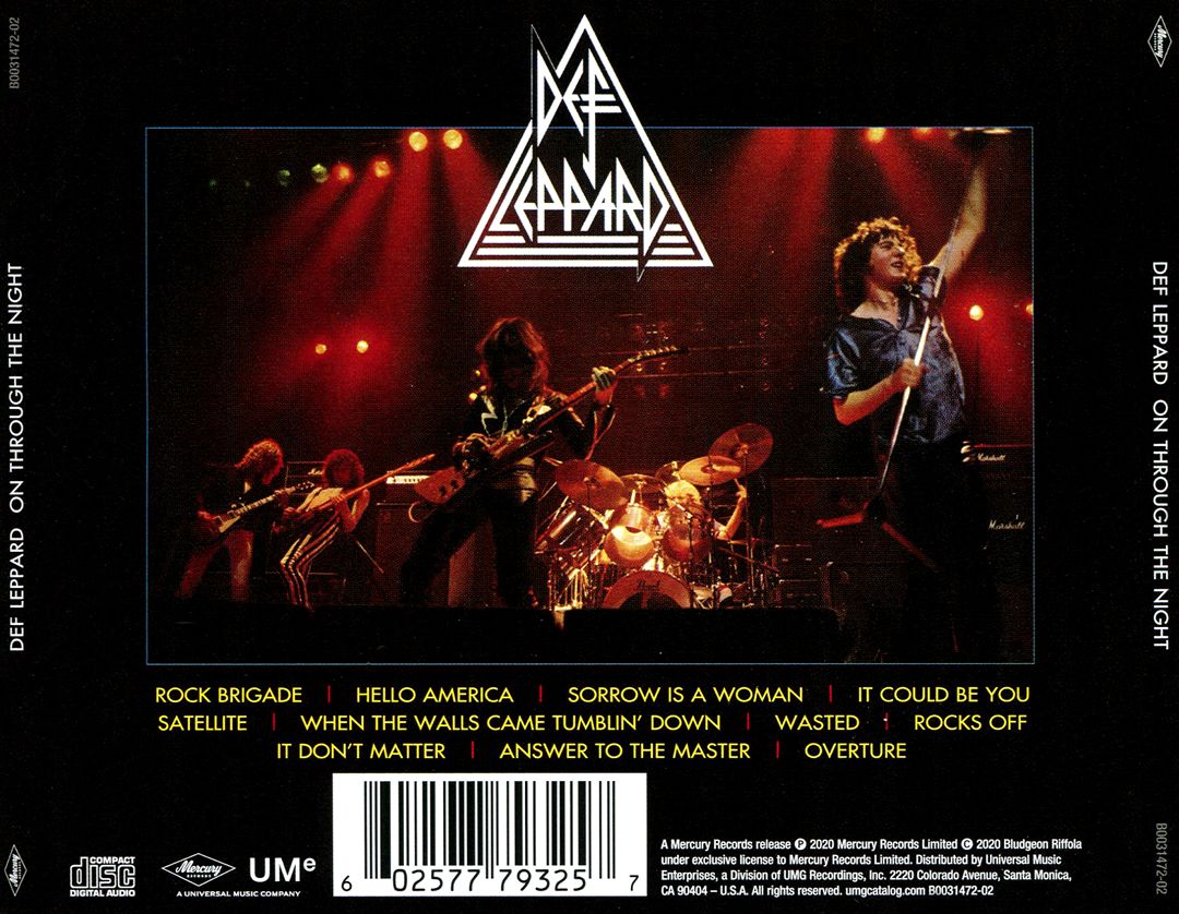 On Through the Night cover art