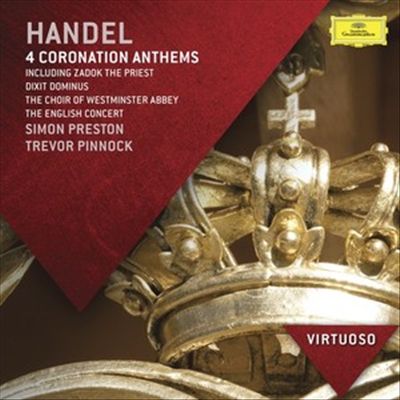 Handel: 4 Coronation Anthems cover art