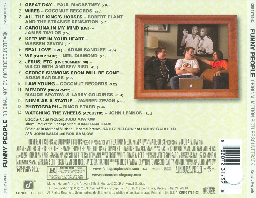 Funny People cover art