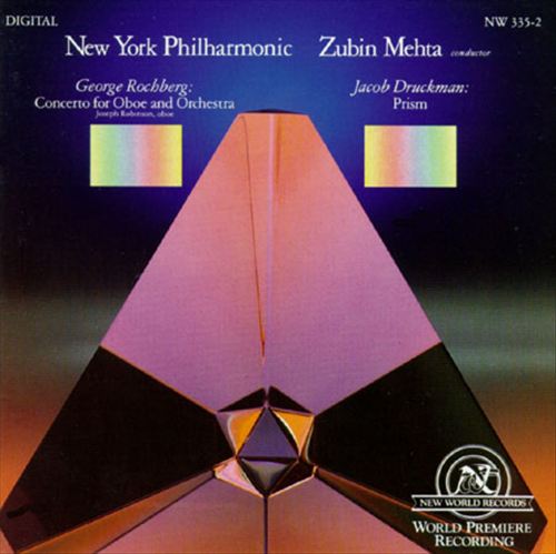 Rochberg: Concerto; Druckman: Prism cover art