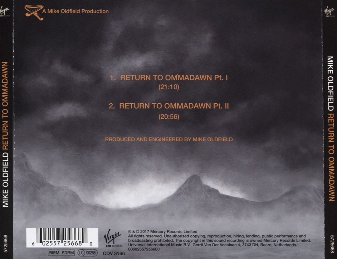 Return to Ommadawn cover art