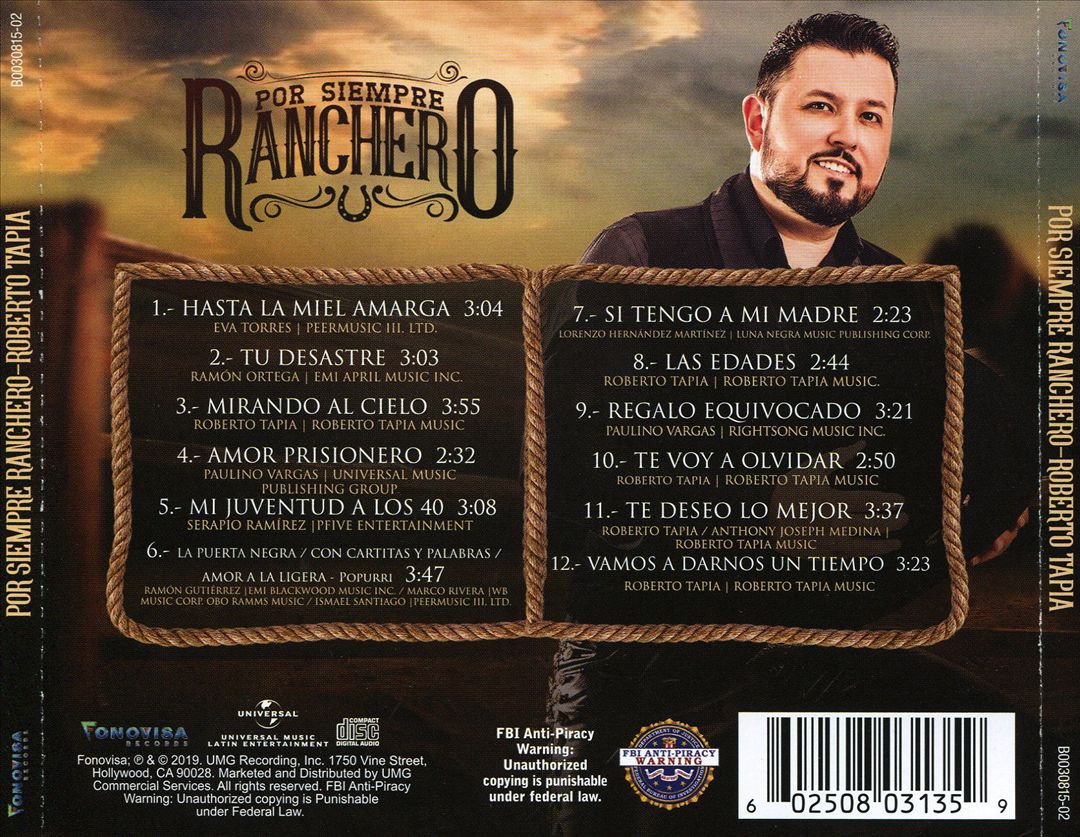 Por Siempre Ranchero cover art