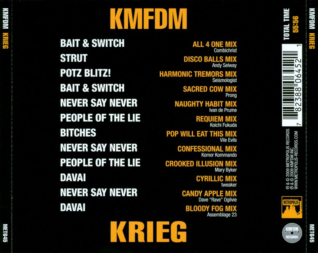 Krieg cover art