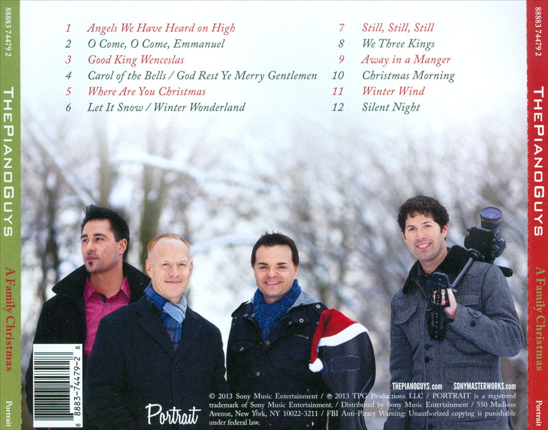 Family Christmas cover art