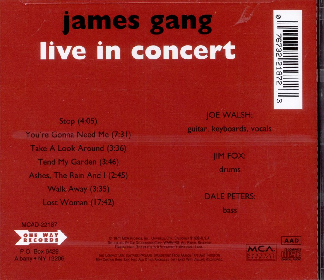 Live in Concert cover art