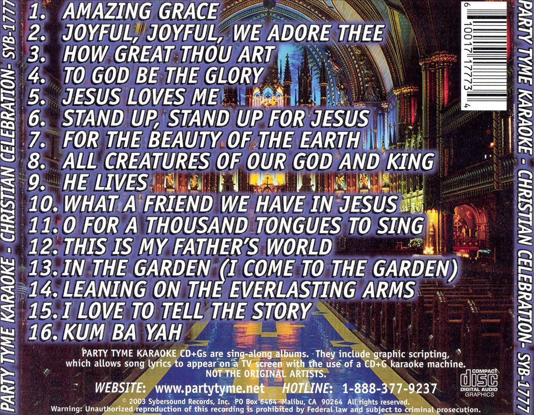 Party Tyme Karaoke: Christian Celebration cover art