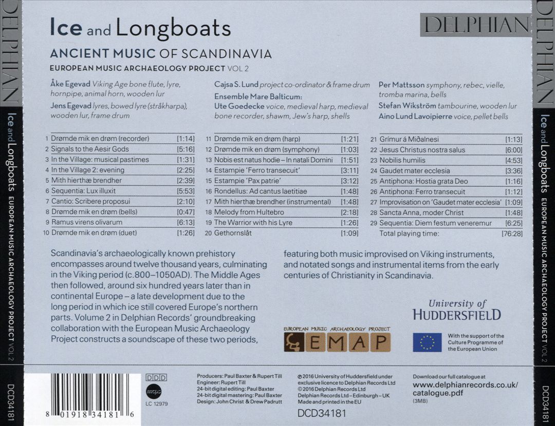 Ice and Longboats: Ancient Music of Scandinavia cover art