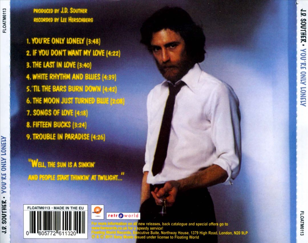 You're Only Lonely cover art