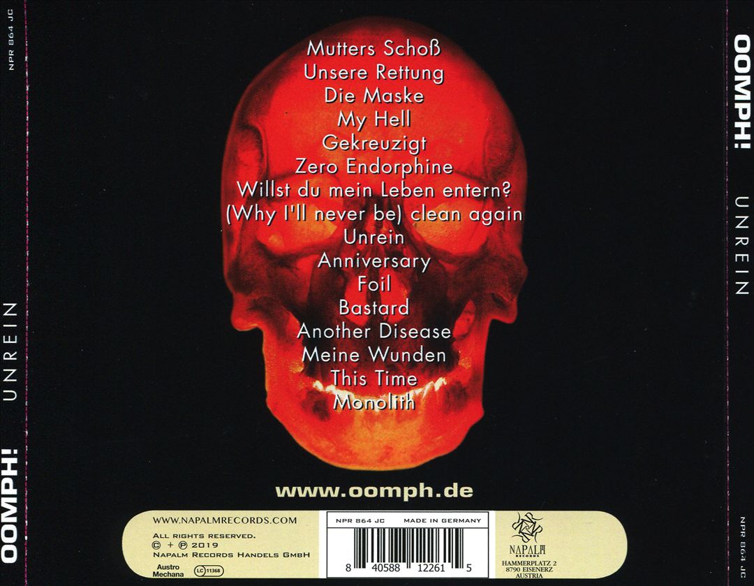 Unrein cover art