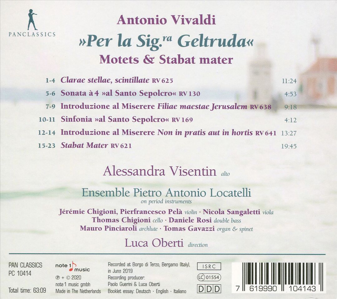 Vivaldi: Motets & Stabat Mater cover art