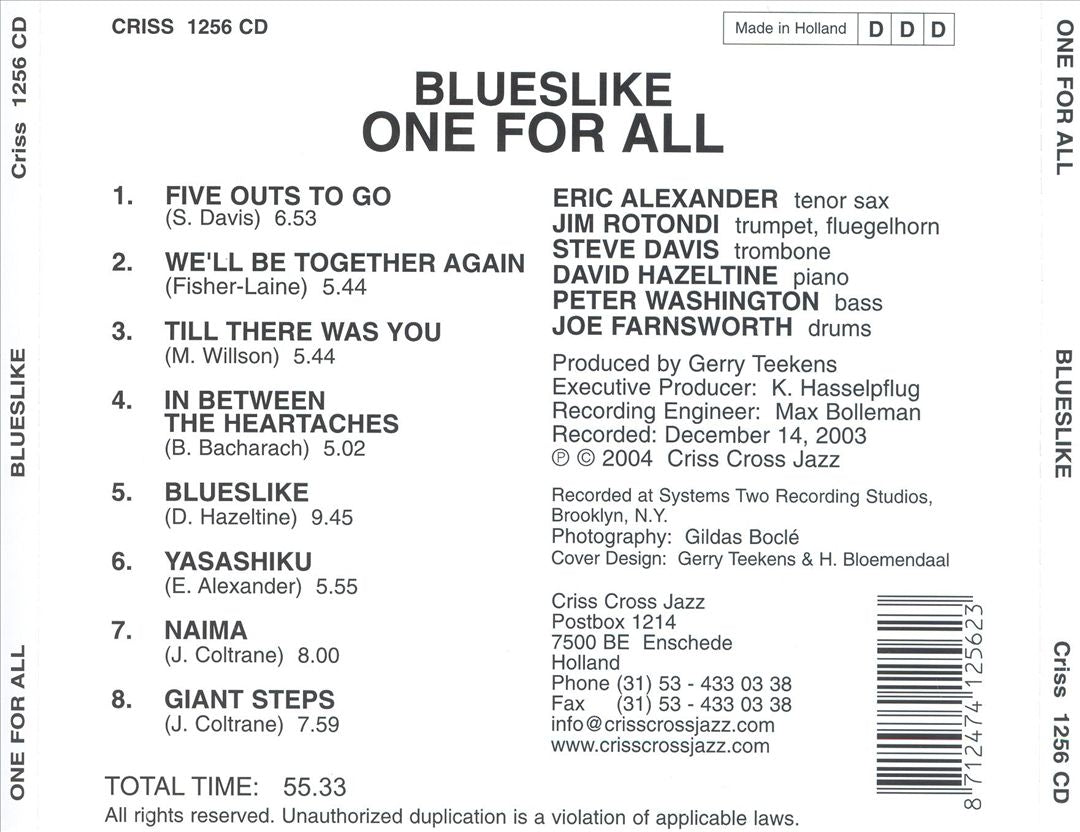 Blueslike cover art