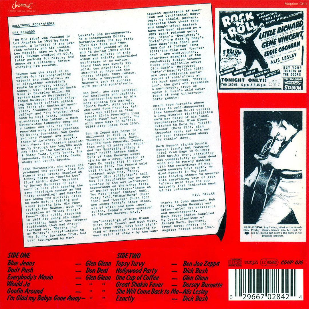 Hollywood Rock 'n' Roll cover art