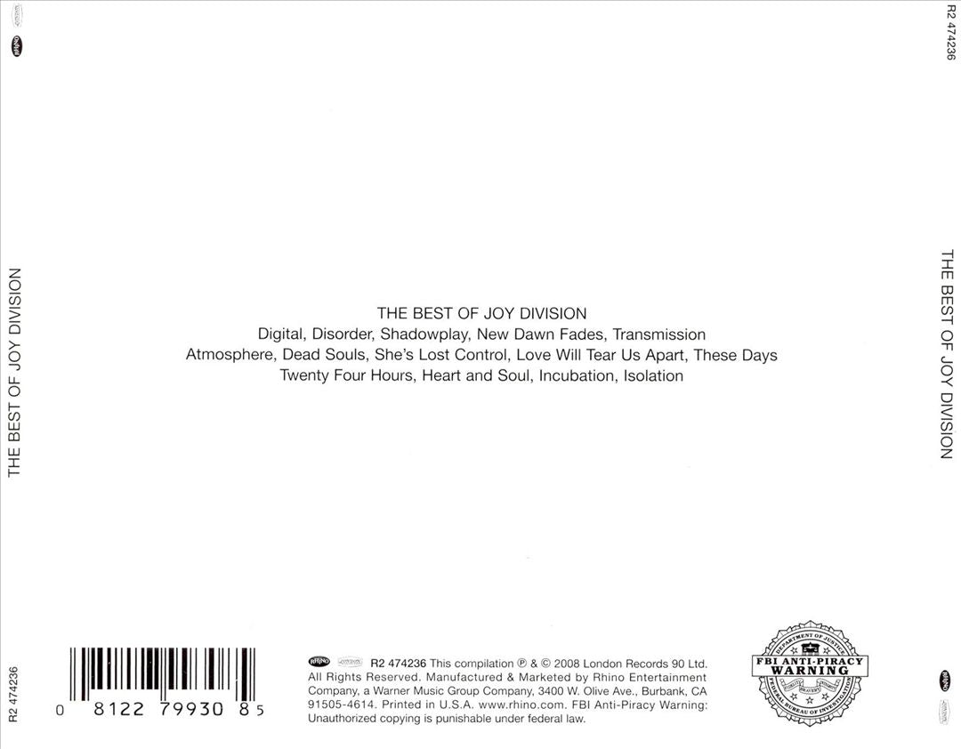 The Best of Joy Division cover art