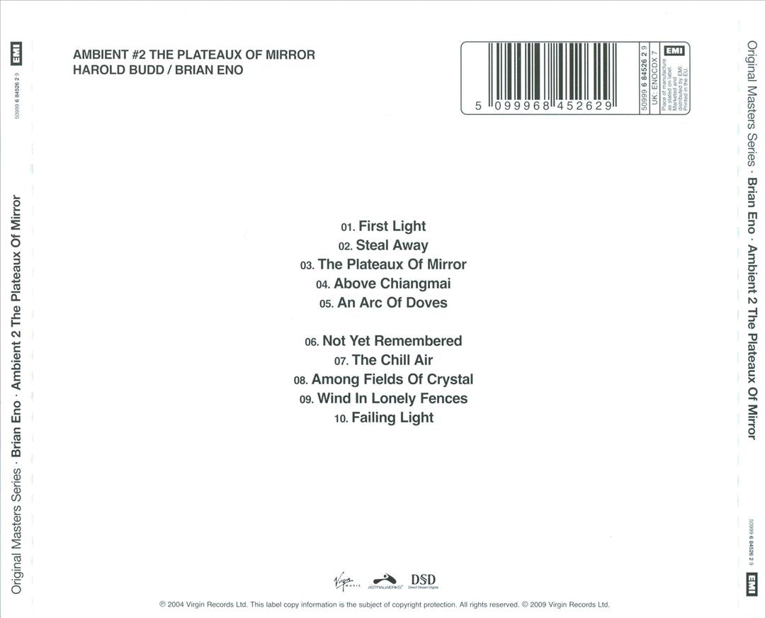 Ambient 2: The Plateaux of Mirror cover art