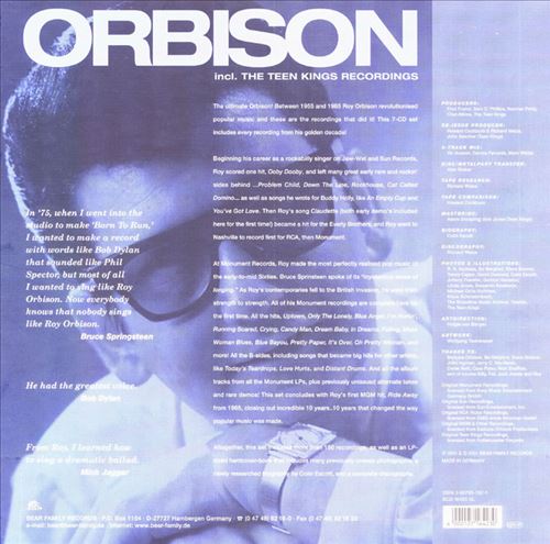 Orbison cover art