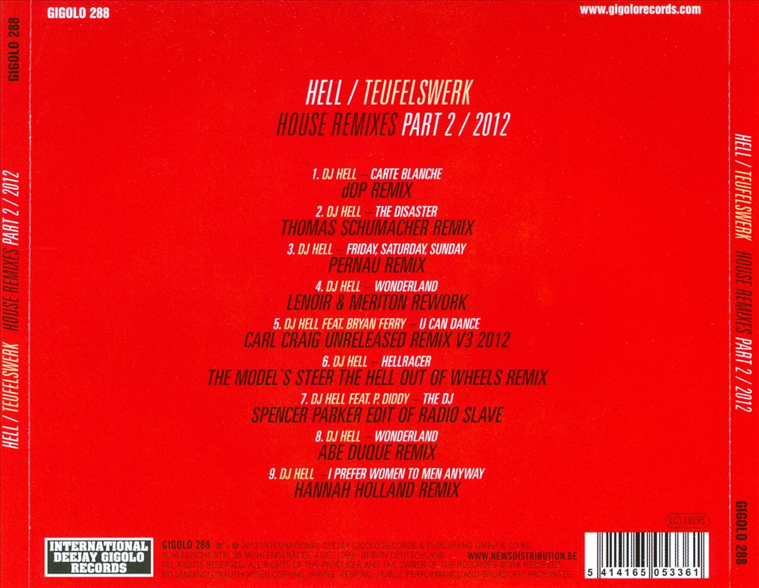 Teufelswerk: House Remixes, Pt. 2 cover art