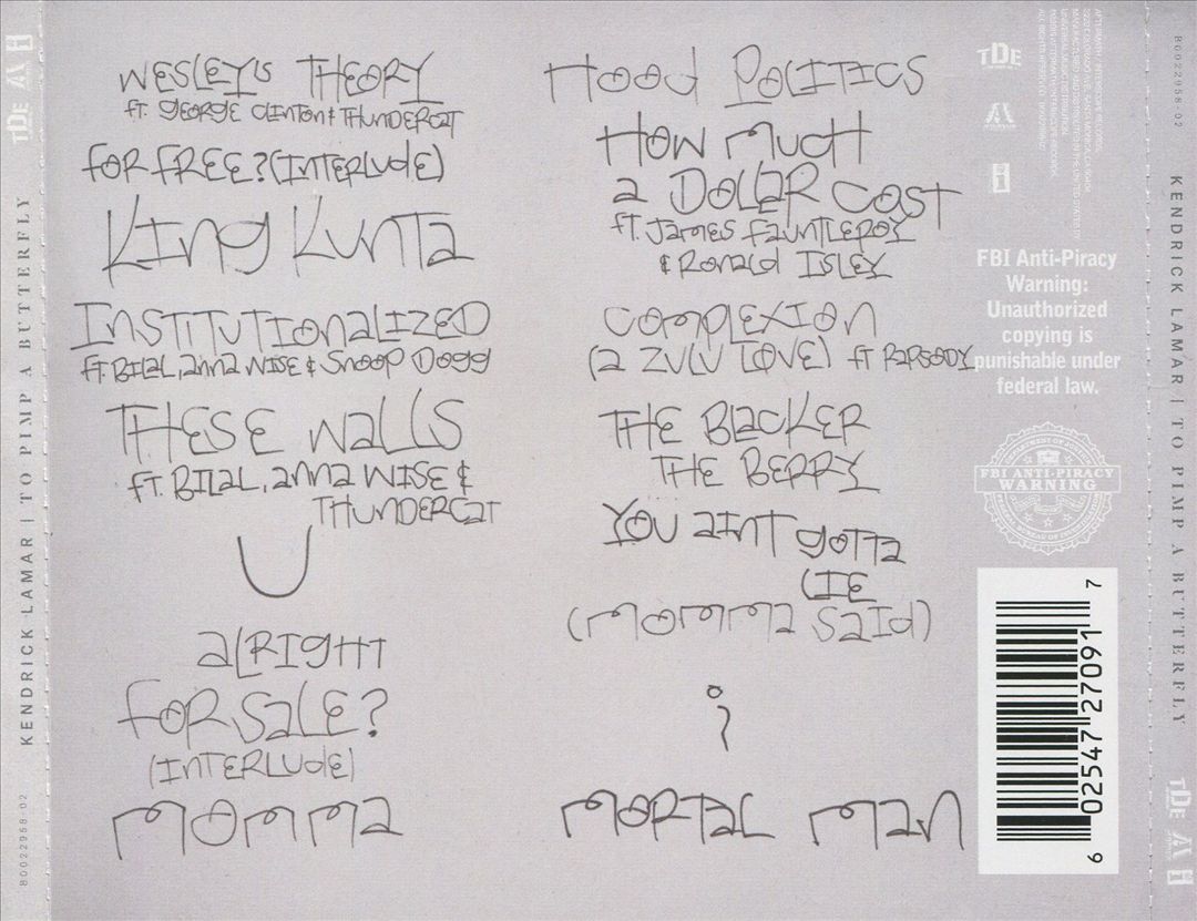 To Pimp a Butterfly cover art