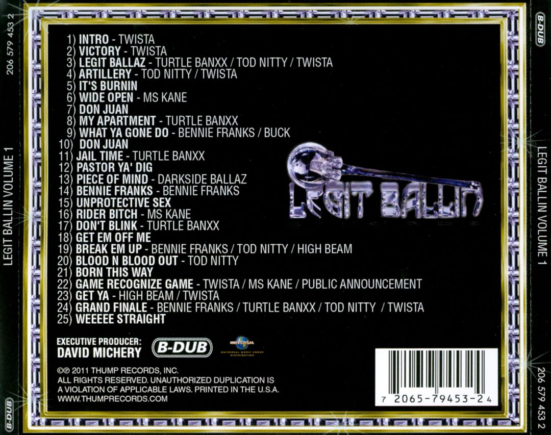 Twista Presents Legit Ballin' cover art