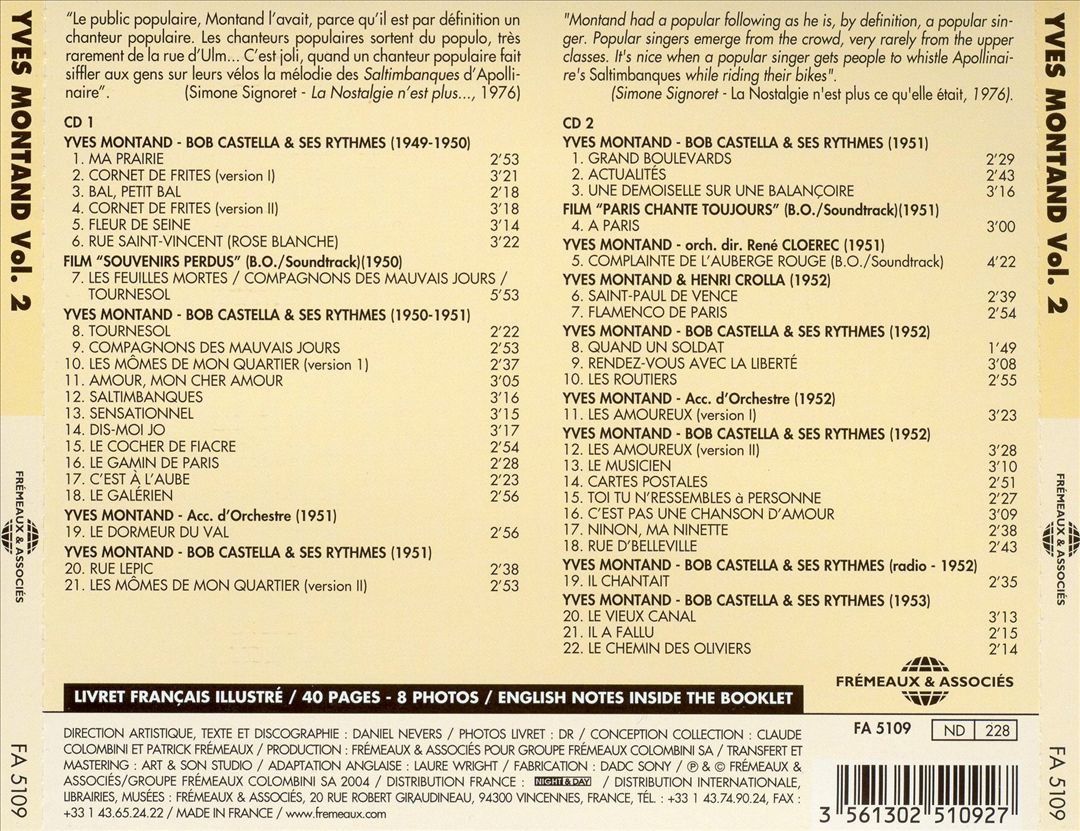 Sensationnel 1949-1953, Vol. 2 cover art