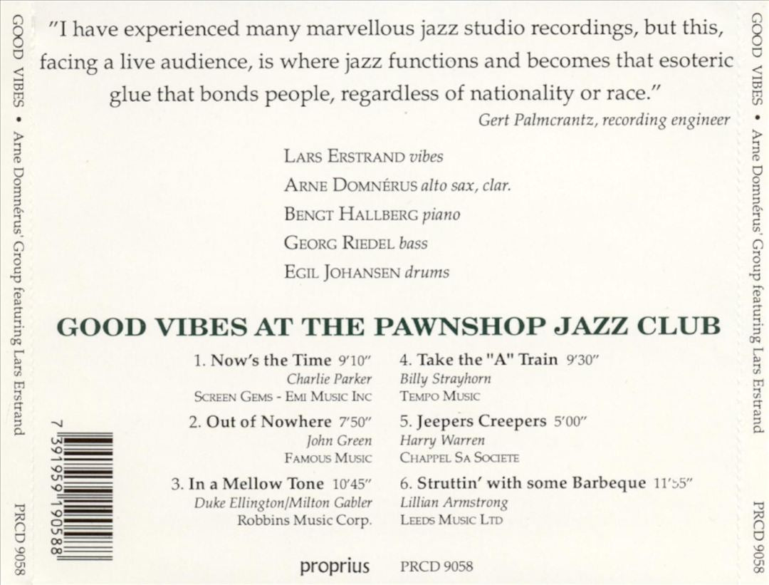 Good Vibes: Jazz at the Pawnshop, Vol. 3 cover art