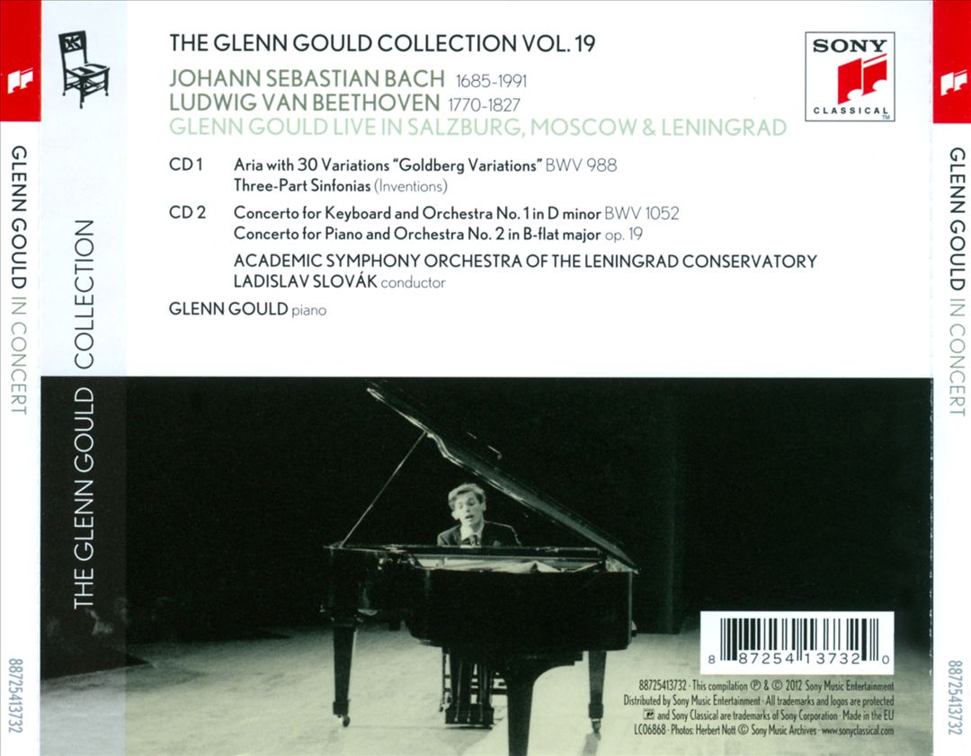 Glenn Gould in Concert: Salzburg 1959, Moscow 1957, Leningrad 1957 cover art