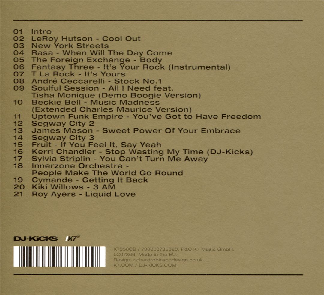 DJ-Kicks cover art