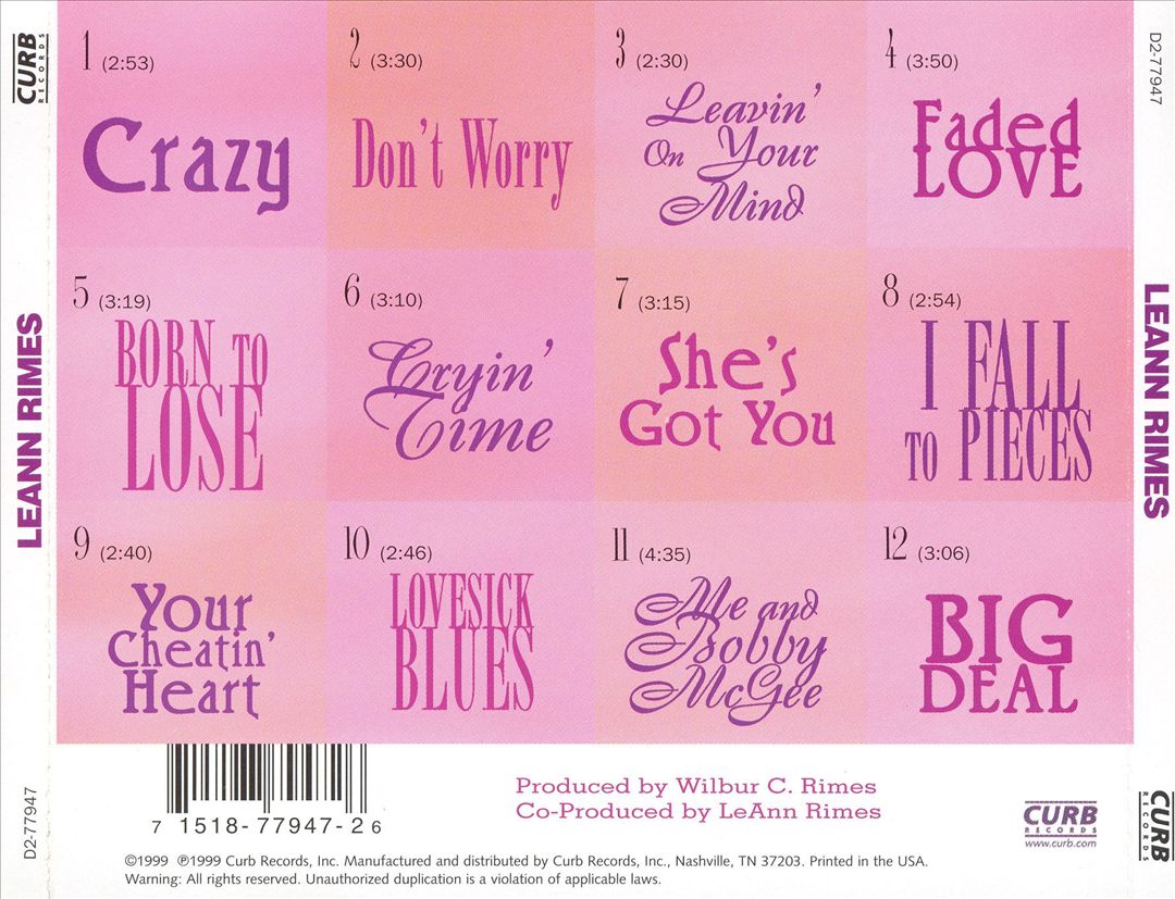 LeAnn Rimes cover art