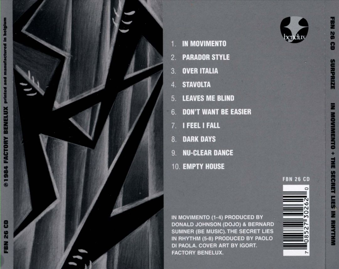 In Movimento/The Secret Lies In Rhythm cover art