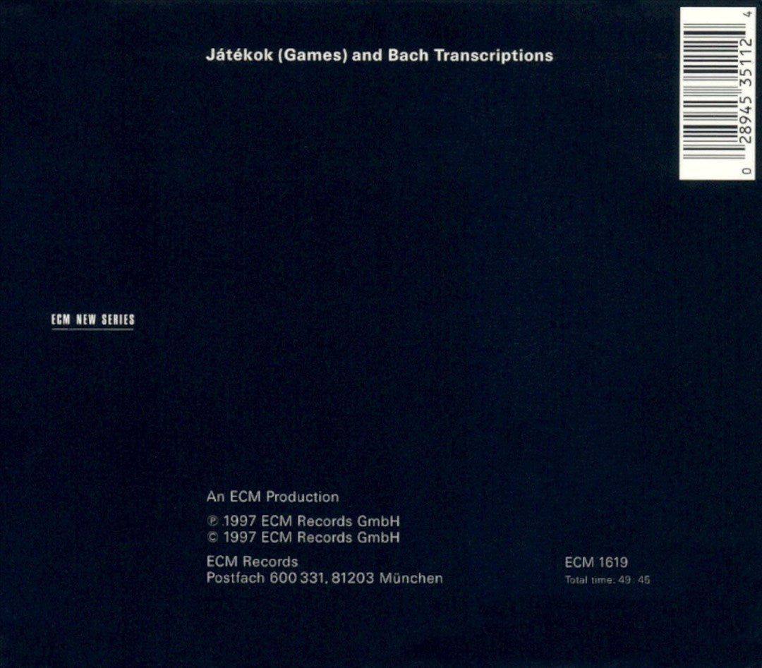 György Kurtág: Játékok cover art