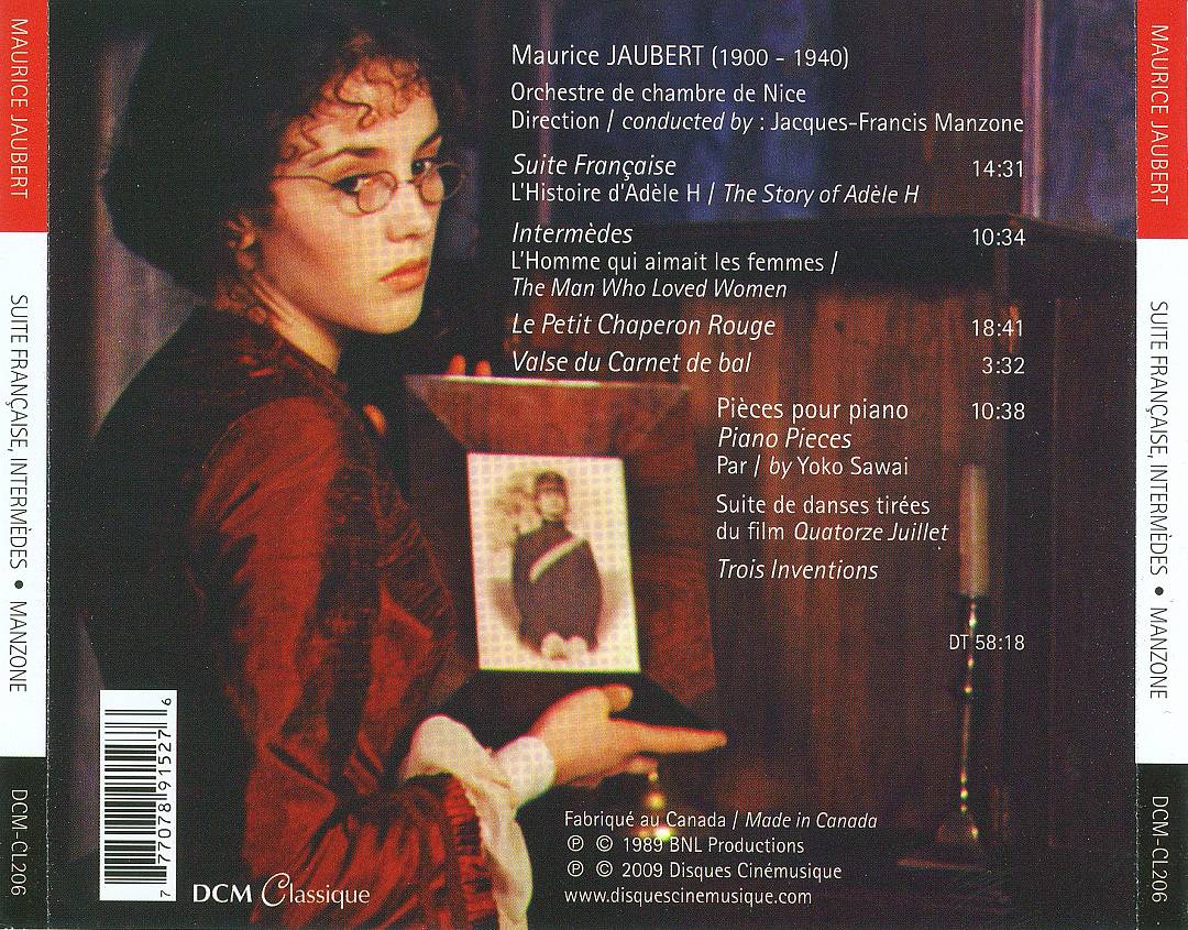 Maurice Jaubert: Suite Française, Intermède, Et Autres Oeuvres Orchestrales cover art