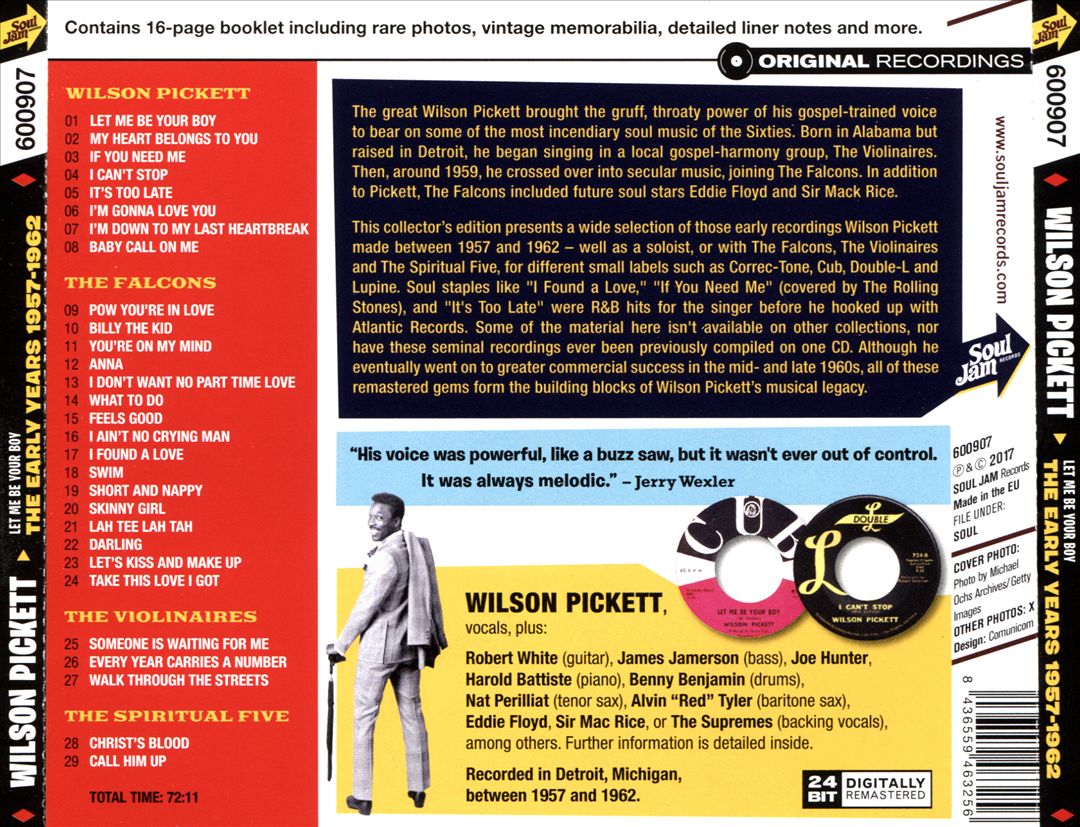 Let Me Be Your Boy: The Early Years 1957-1962 cover art