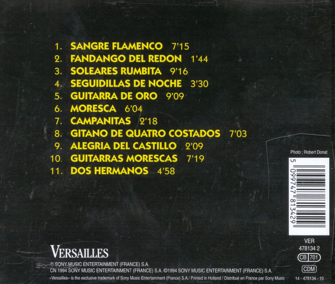 Guitare D'Or Manitas de Plata cover art