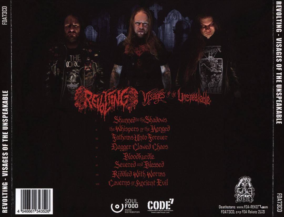 Visages of the Unspeakable cover art