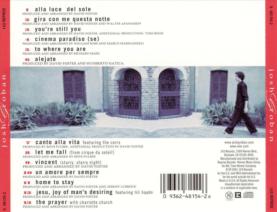 Josh Groban cover art