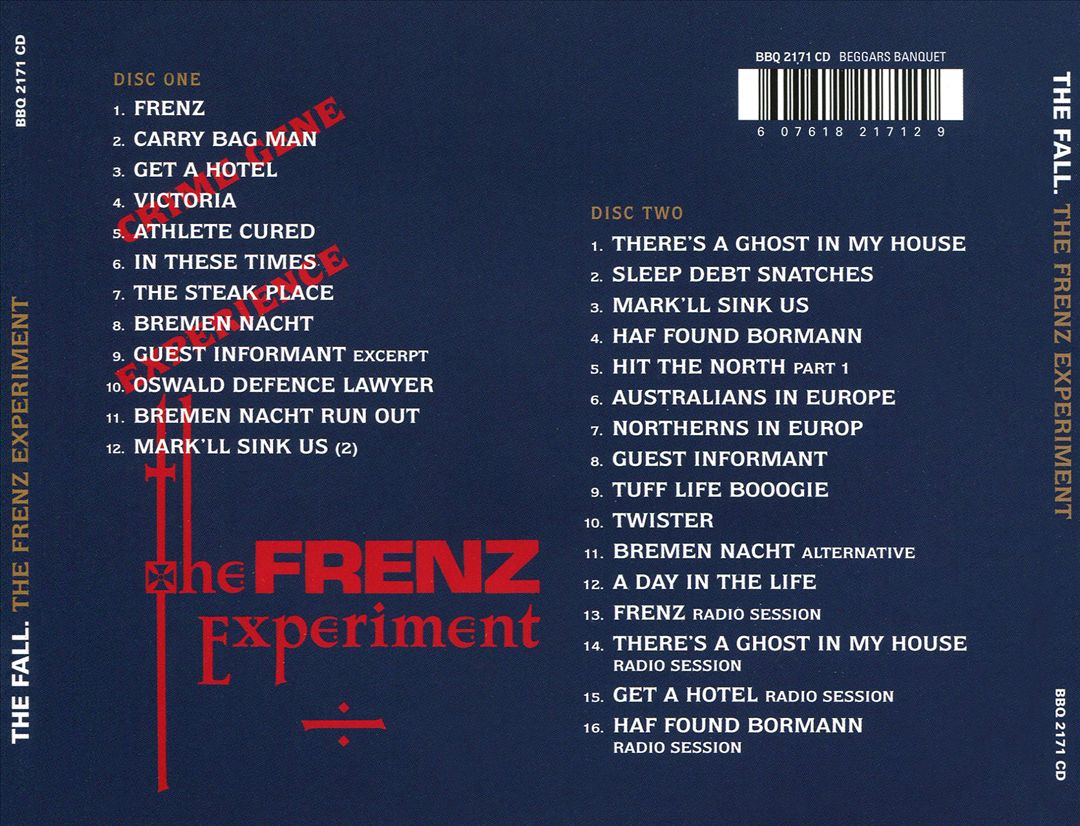 Frenz Experiment cover art