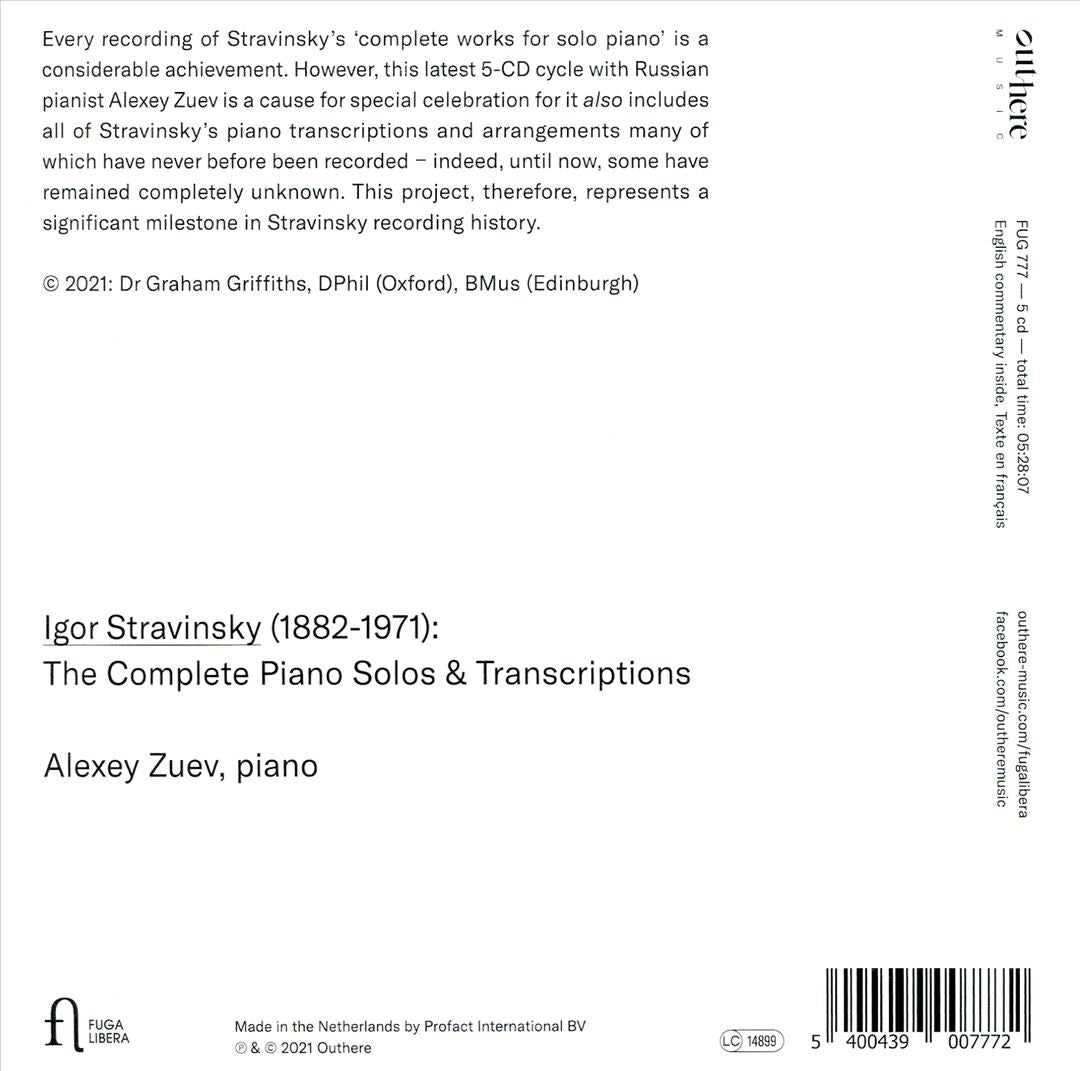 Stravinsky: The Complete Piano Solos & Transcriptions cover art