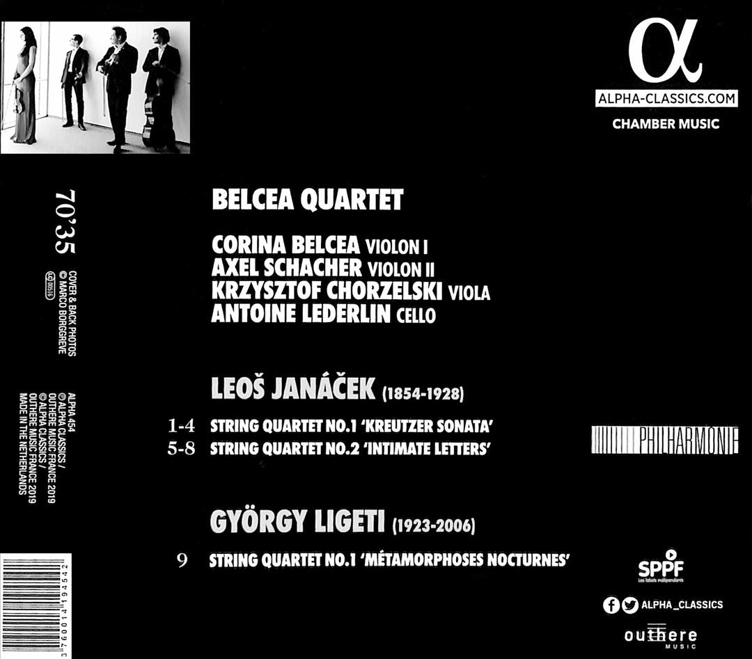 Janácek, Ligeti: Quartets cover art