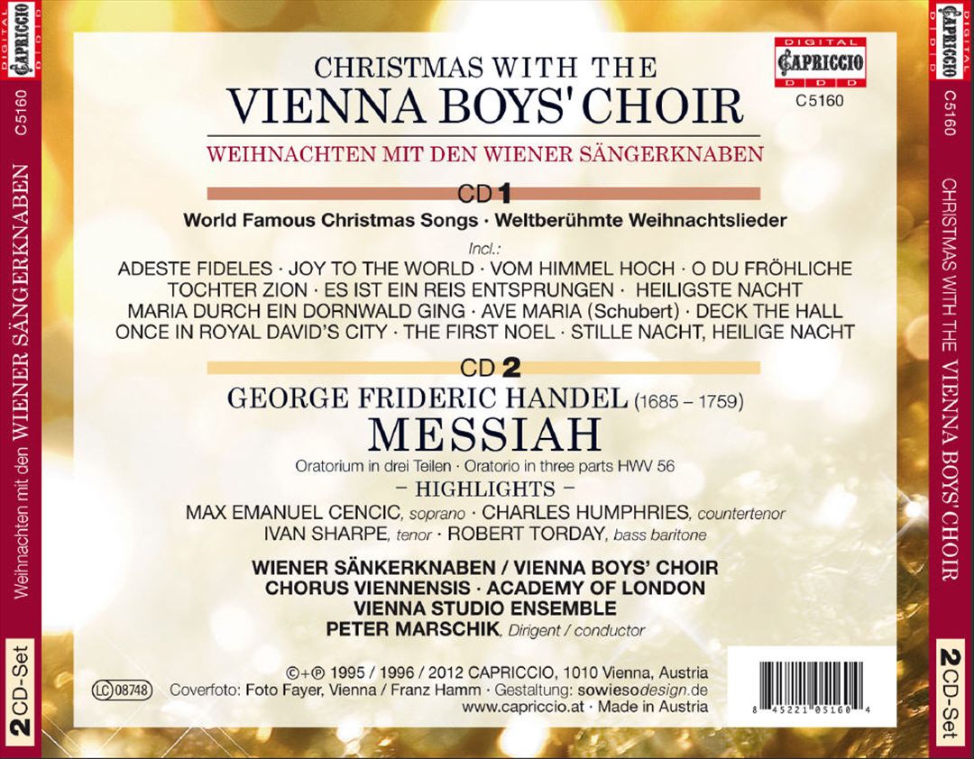Christmas with the Vienna Boys' Choir cover art